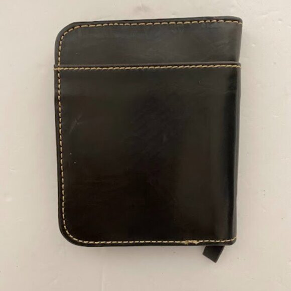 High Seas Rally Black Leather Bifold Trifold Wallet Organizer Passport Holder - Picture 7 of 8